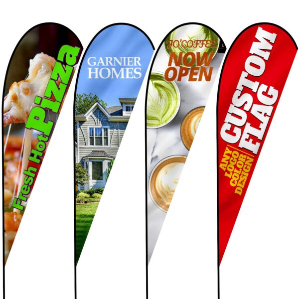 Tear drop,Telescopic,Feather Flag Banners  Custom Advertising Flag,indoor/Outdoor - Image 4