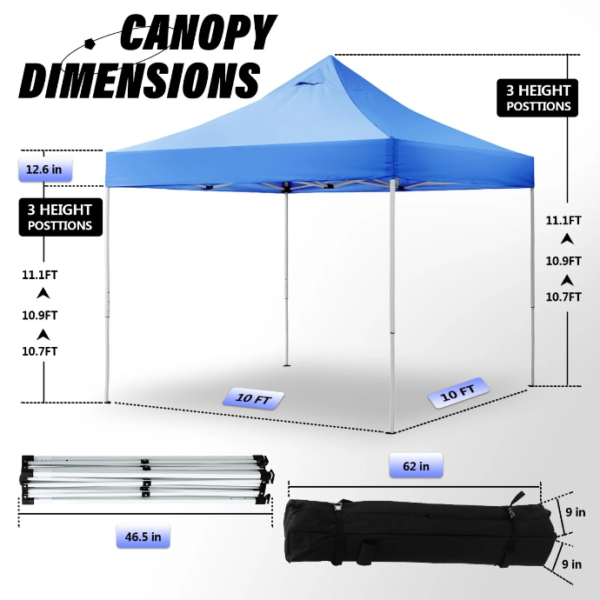 Gazebo Tent 3x3m Branded or Plain - Image 5