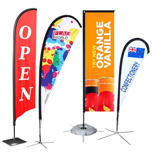 Tear drop,Telescopic,Feather Flag Banners  Custom Advertising Flag,indoor/Outdoor