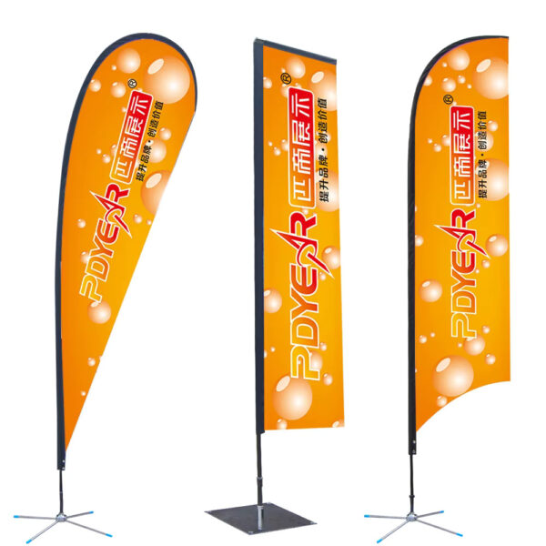 Tear drop,Telescopic,Feather Flag Banners  Custom Advertising Flag,indoor/Outdoor - Image 2