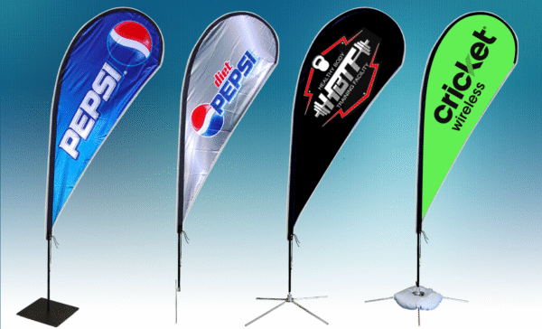 Tear drop,Telescopic,Feather Flag Banners  Custom Advertising Flag,indoor/Outdoor - Image 3