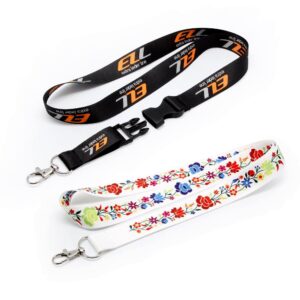 Custom branded dye sublimation Larnyards